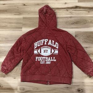 NFL Buffalo Red Quilted Jacket